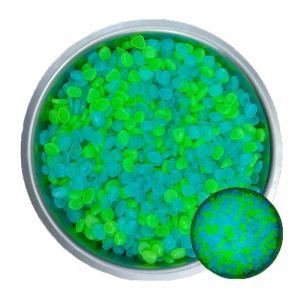 CNIWEN6 600Pcs Resin Glow in The Dark Pebble Colorful Mini Fish Tank Luminous Stone Multifunctional 1cm Aquarium Decoration Stone Landscape Decoration