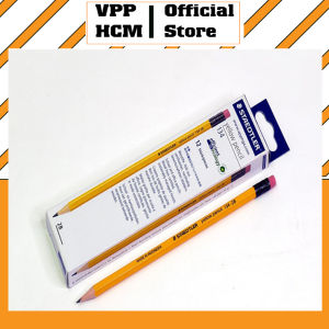 [Hộp 12 Cây] Bút chì Staedtler 2B có gôm