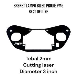 Breket Dudukan Lampu Projie 3 Inch AES KENZO VINYX CR7 Breket Biled Honda Beat Deluxe-New-Street