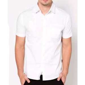 Kemeja Putih Polos Slimfit | Kemeja Kerja Putih | Kemeja Putih Pria | Hem Putih Polos