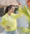 เสื้อแจ็คเก็ตกัน UV เสื้อคลุมกันแดด น้ำหนักเบา แขนยาว มีฮู้ด มีซิป มีให้เลือก 8 สี เสื้อกันแดดกันลม สไตล์เกาหลี. 