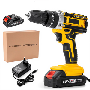 Cordless Impact Drill Electric Screwdriver Rechargeable Handheld Hammer Drill Power Tool Torque Driver Screwdriver
