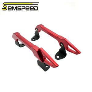 SEMSPEED Motorcycle Rear Grab Bars Passenger Rear Seat Grab Rail Handle Bracket For Yamaha XMAX 400 300 250 125 V1 V2 V3 2017-2026