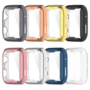 Toàn diện trường hợp bảo vệ da nhà ở cho đồng hồ phù hợp với 4 TPU bảo hiểm đầy đủ vỏ chống lại đầu tăng cường độ bền