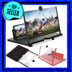 ( LAYAR LEBIH BESAR DAN BERWARNA F3) Kaca Pembesar Layar Hp F3 - Enlarged Screen F3 Mobile Phone Cinema Magnifier Bracket Stand 3D by TOPSELLER1