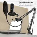 FIFINE T669 Professional Studio Recording USB Cardioid Condenser Microphone Kit for Voice Overs Recording Podcast YouTube Karaoke Gaming Streaming Online Class. 