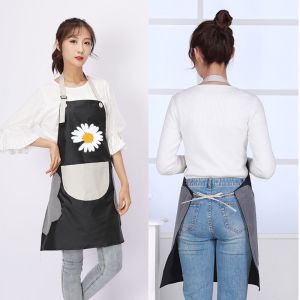 Tạp dề nấu ăn nhà bếpTạp dề chống nước đa năng kiểu dáng hàn quốc