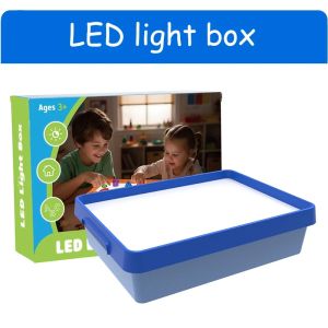 Kids Led Light Sensory Toys Early Education Light/Shadow Exploration Parish Copying Drawing Painting Light Guide Board Aids2026