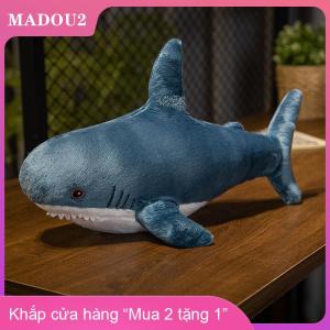 [COD] MADOU2 30cm cá mập đồ chơi sang trọng mềm Thú nhồi bông đọc sách Gối quà tặng sinh nhật đệm búp bê Quà Tặng