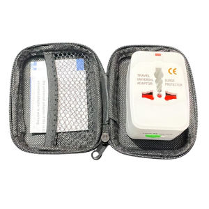 GRATIS POUCH Travel Adaptor Universal Adapter Steker Colokan Listrik Stop Kontak Perlengkapan Haji