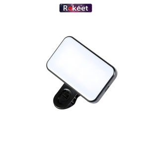 Rokeet Selfie Light Portable Mini Fill Light Clip Lampu Live Streamer LED Universal Phone Tab