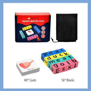 KOGGY Spelling Word Games Early Learning Education Toy Children Early Recognition Of 26 English Letter Treehole Puzzle Learning Word Matching Puzzle Education Toys Battle Game Learning & Education Toys For Preschool Boys Girls Spelling/Reading