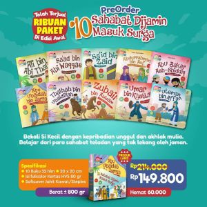 10 SAHABAT DIJAMIN MASUK SURGA DONGENG ANAK MUSLIM BUKU CERITA ANAK MUSLIM