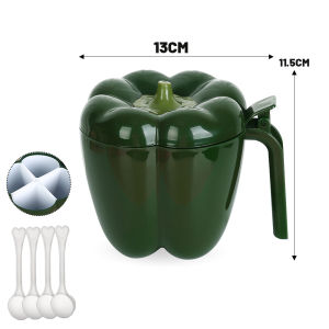 4 in1 Seasoning Box with Lid Multifunctional Household Kitchen Seasoning Box Sugar MSG Salt and Sugar Storage Box