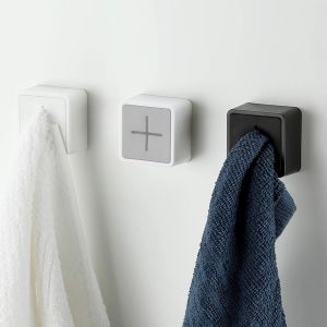 Towel Storage Racks Hanger Adhesive Rag Dishcloth Holder Kitchen Rag Cleaning Tools Hook Rack Towels Storage Clip Gadgets