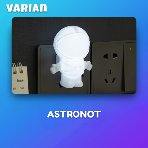 Lampu Tidur Lucu LED Karakter Bulan Awan Bintang Ayam Sensor Cahaya