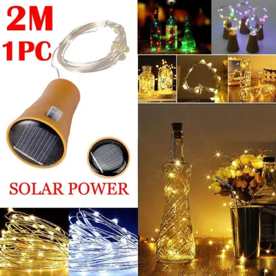 Quivlox Flower Solar String Lights Waterproof Solar Lamp Fairy String Lights Cherry Blossom LED Light for Home Garden Decoration