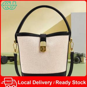 [Local Delivery] Hobo Bag PU Fashionable Crossbody Bag Shoulder Handbag for Women Shopping Travel