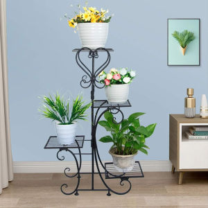 Giá Để Hoa Đa Tầng Chống Gỉ - Sơn Cao Cấp Chịu Lực Tốt Thiết Kế Ổn Định Giá Rẻ Kệ trồng hoa bền bỉ 4 tầng đa năng