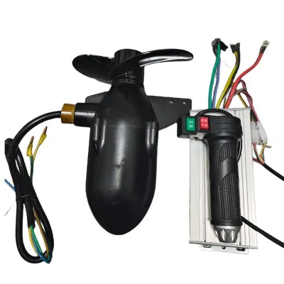 set36-48V set36-48V 12-72V Marine Underwater Propeller Rubber Boat Electric Outboard Motor Brushless Motor Waterproof Motor With Controller Handle