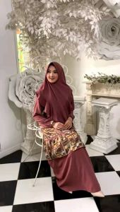 Malia dress (dress saja) bahan eshal zara mix griselda