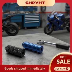 SHPYHT✨ M6 Universal Motorcycle Foot Pegs Ergonomic Gear Shift Lever Rustproof Brake Pedal Easy Installation Parts for Daily Commute