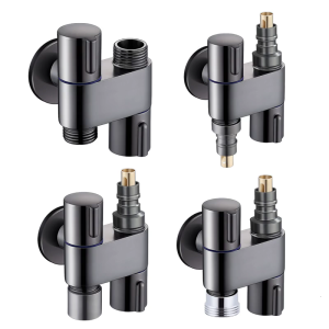 Multipurpose Toilet Sprays Angle Valves Hotel Restroom Hygiene Solution Washing Machine Tape Valves for Efficient Cleaning