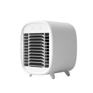 เย็นจนเป็นหวัด Mini พัดลมไอเย็น พัดลมแอร์ แอร์เคลื่อนที่ ผัดลมไอเย็น เย็นอย่างรวดเร็ว 3เกียร์ปรับ เสียงเงียบ แอร์พกพา แอร์ตั้งโต๊ะขนาดเล็ก Air cooler