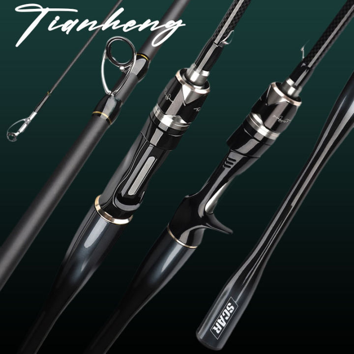 TRAINFIS】 8-16lb Medium Fishing Rod 1.8m/2.1m Full Carbon
