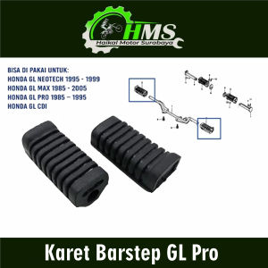 Karet Barstep GL Pro (Set Isi 2) - Footstep Postep Pijakan Kaki Depan Mega Pro Neotech GL Max GL CDI