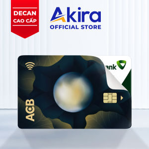 BLACKCARD - Thẻ Đen Quyền Lực - Skin Dán Thẻ ATM (Thẻ Thang Máy Thẻ Chung Cư Thẻ Giữ Xe..) - Decan Cao Cấp Akira