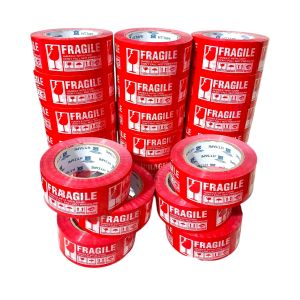 Fragile Packaging Tape 2inch 200M Heavy Duty Tape (2pcs) CLEAR PACKAGING TAPE HT