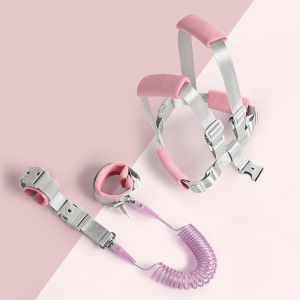 Hamshmoc 2m trẻ em chống mất harnessbreathable bé yêu an toàn dây xích cổ tay dây đeo điều chỉnh được Vòng đeo tay dây kéo với khóa cho chiild Vườn Ươm Ba lô đi bộ