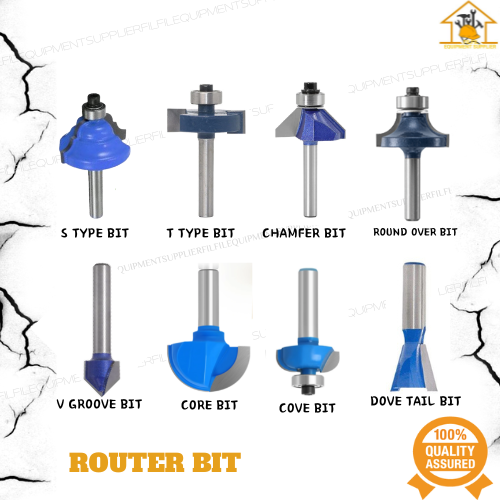 HOYOMA ROUTER BIT 1/4 SHANK assorted designs | Lazada PH