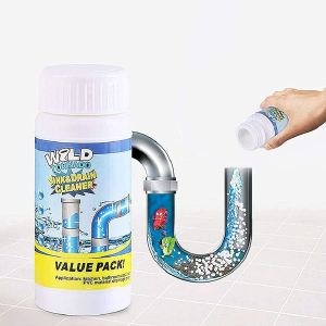 100g Powerful Sink Drain Cleaner High Efficiency Clog Remover Kitchen Sewer Power Pipe Channel Powder Cleaning Tools