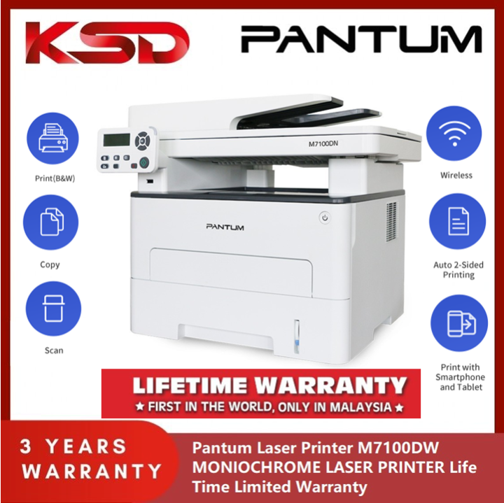 Pantum Laser Printer M7100DW MONIOCHROME LASER PRINTER Life Time