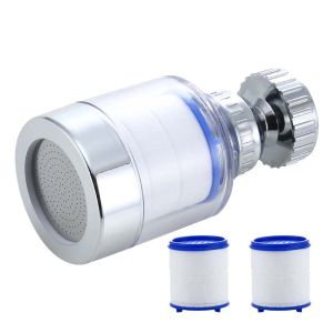 Saringan Purifier Filter Kran Air  Mencegah Splash 360° Penyaring AirKran Cuci PiringSambungan Kran Air+Saringan