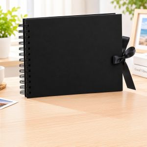 DIY Scrapbook Album with Flat-Opening Design - 20/30/40 Sheets for Photo Books and Valentines Gifts