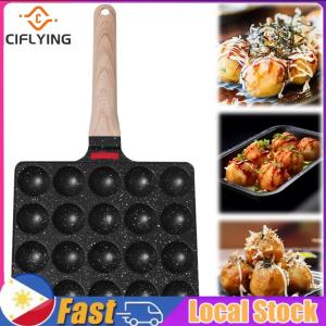 20-Hole Nonstick Takoyaki Pan for Perfect Octopus Balls Nonstick Griddle Baking Tray with Nonstick Surface Easy Cleanup