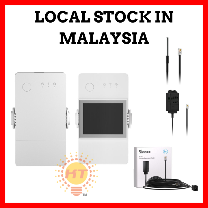 SONOFF TH Origin Smart Switch - 16A/20A With Temperature & Humidity Sensor, Wi-Fi, Alexa Compatible