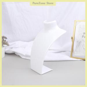 [PureZone] Jewelry Display Fashion Model Necklace Mannequin Pendant Earring Showing Stand