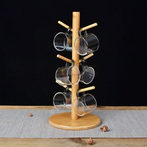 Rak Kayu Standing Unik Organizer Aksesoris Kayu Berdiri Serbaguna 8WA32