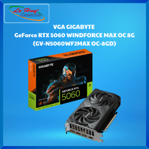 Card Màn Hình - VGA GIGABYTE GeForce RTX 5060 WINDFORCE MAX OC 8G (GV-N5060WF2MAX OC-8GD) - Hàng Chính Hãng