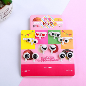 Tusukan Bento Karakter Buah Kue Garpu Bento Buah Kue Dessert Motif Lucu Untuk Anak-anak