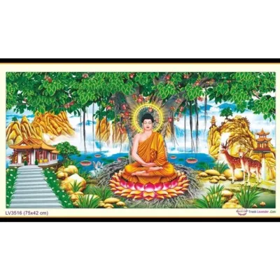 Tranh thêu chữ thập phật thích ca al5325122317288869lv3216223173lv3491ya1104lv3517