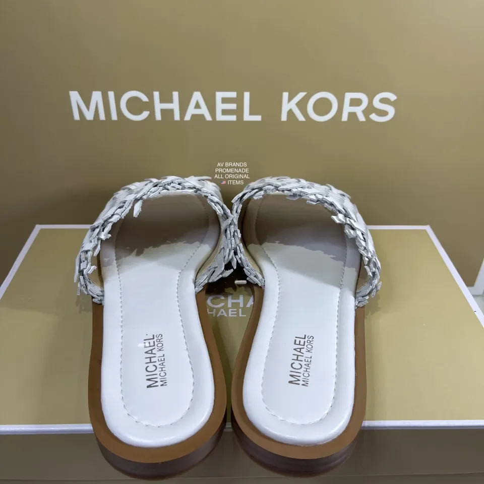 Michael kors cheap optic white sandals