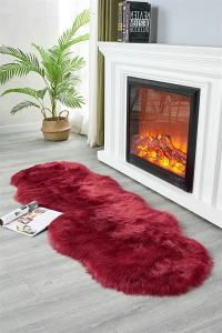 Imitation Sheepskin Carpet Fluffy Plush Rugs Luxury Fur Bedroom Bedside Carpet Living Room Sofa Area Rug Faux Wool Carpet