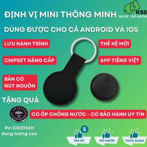 LƯU HÀNH TRÌNH Thiết Bị Định Vị Theo Dõi Smart Tag Gen 2-APP FindTag cho ANDROID và IOS Mini GPS-KSS