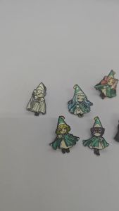 Witch Hat Atelier Pin Brooch Bundle 6 Pcs Coco Qifrey Chibi Anime Metal Enamel Wizard Cap Pointy Collector Keepsake Shelf Display