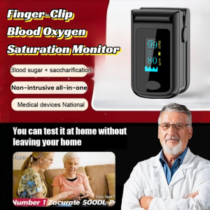 Finger-Clip Blood Oxygen Saturation Monitor Medical Blood Oxygen Detector Fingertip Pulse Oximeter